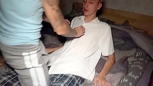 Twinks Reunited: Passionate Kissing Sparks Wild Bareback Ride – 18+