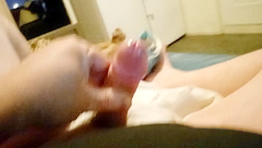Massive Stud Gets Off Camera — Intense Deepthroat Blowbang – Real Shemale 18+