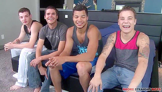 Raw Desires Unleashed: Four Horny Guys Dive into Wild Orgy Action – XXXGayOrgies 18+
