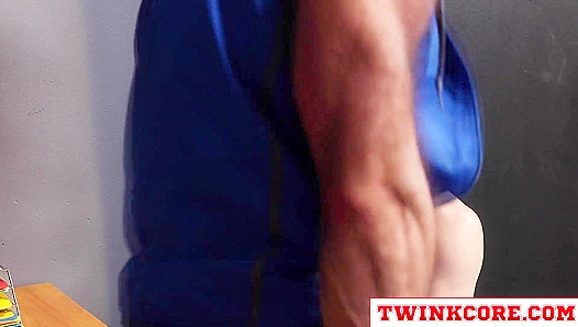 Dylan Tides Gets Ridden Hard — Tight Twink Sucks Takes Hairy StepDaddy Cock Deep! –