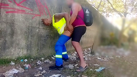 Up Against the Wall: Hung White Guy Thirsts for His Black Colleagues Kissing Lip Lock –
