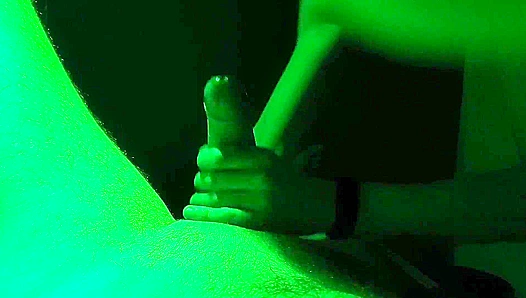 Under Neon Glow: Twink Begs for Big Dick Throat-Filling Cum – 18+