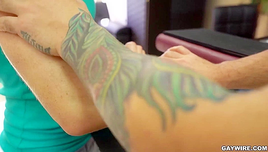 Tristan Jaxx Inked Teased by Hung Stud Eddy Ceetee – Hot Gay Encounter