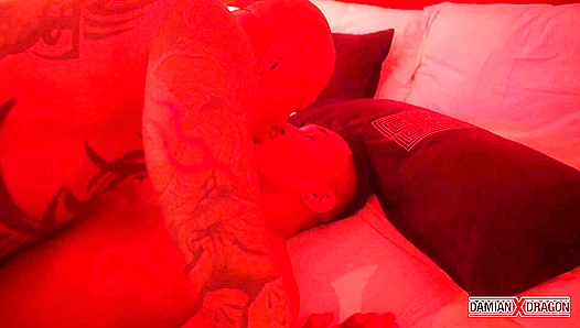 Double Trouble: Damian Dragon Gets Pounded in Hot Gay Threeway – 18+
