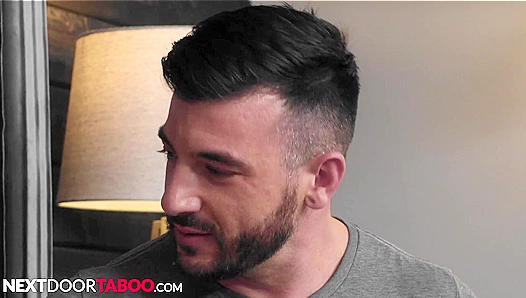Hairy StepDad Fucks Tight Ass: Rough Bareback Lesson for Cute Stepson – Alex Holmes