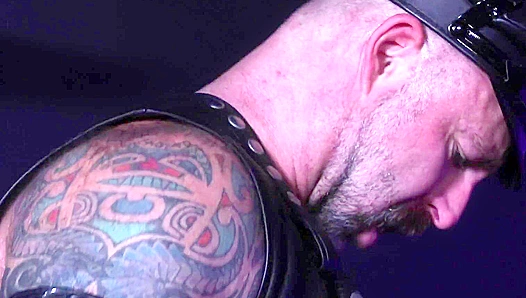 Leather StepDaddy Feasts on Ass Before Riding This Hung Latino Stud – Men Over 30