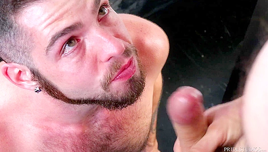 Dustin Steeles Massive Dick Dominates His Bucking Bottom – Hardcore Gay Anal