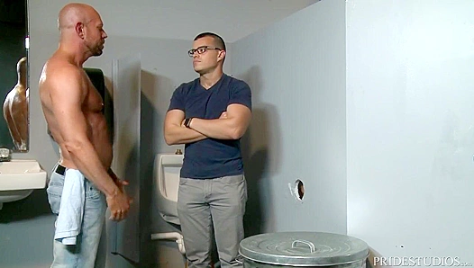Sean Duran Delivers Double Blowjob Action Through Glory Hole – Wild Gay Fun