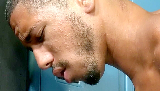 Big Black Trucker Floods My Face With Cream Post Workout – 18+
