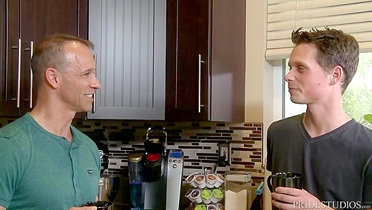 Young Twink Gets Pounded by StepDaddys Thick Cock — Deep Throat Rough Ride – 18+