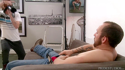 Hardcore Shoot: Models Massive Cock Stretches Photographer Wide – 18+