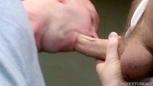 Massive Cock Tears Up Tight Ass While Gobbling Load – GayPornoHub 18+