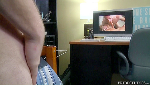 First-Time Glory: Steve Stiffer Juggles Cum for the Very First Time – GayVirginFlix 18+