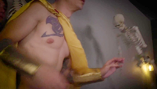 Trevor Takes Hardcore anal in Spooky Dungeon – Wild Gay Sex 18+