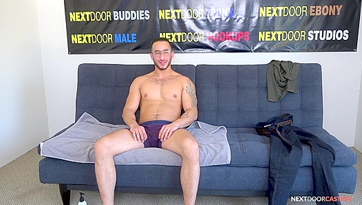 Xavier Cole Flexes His Sculpted Physique While Jerking Off – NextDoorCasting