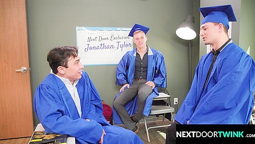 Grad Night Heat: Wild Three-Way Anal After Party – Masyn, Jon, Cameron 18+