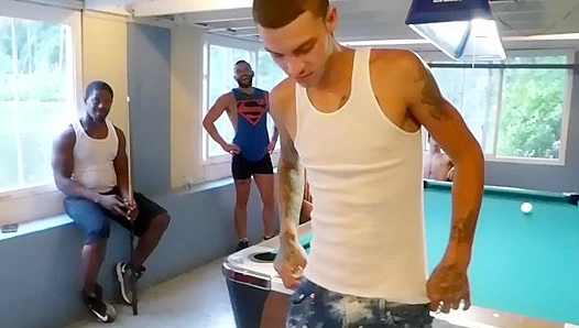 Riding Hard: Deep Impalement on a Thick Straight Cock – PureMuscle GayX 18+
