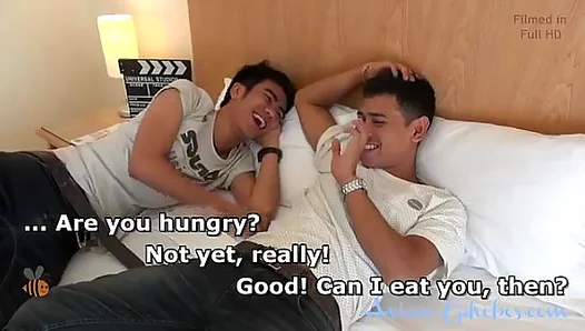 Savoring Heat: Beeh Nuis Steamy 17-Minute Asian Gay Tryst – 18+
