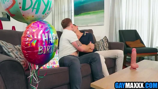 Blown Away: Roommates Celebrate Birthday with Wild Bareback Ride – 18+
