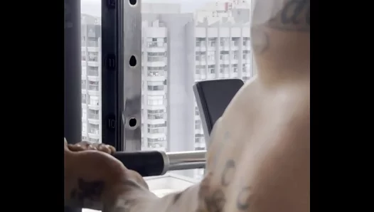 Steamy Confessions: Muscle Hunks First Nude Strip Tease Dripping With Sweat –
