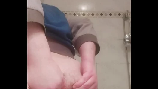 Tight Rosebud Prep: Dildo Pleasure After Steaming Shower Fun – GayPornFun 18+