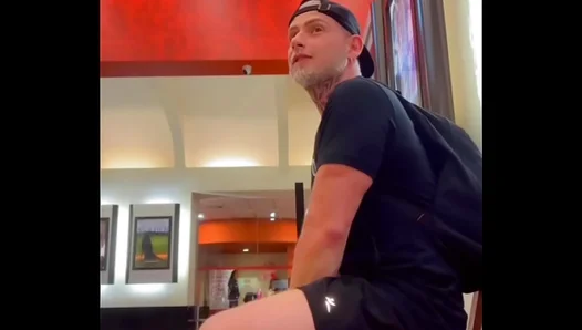 Deepthroat Glory: Hard Gifted Load Split Open in Public Bathroom – 18+