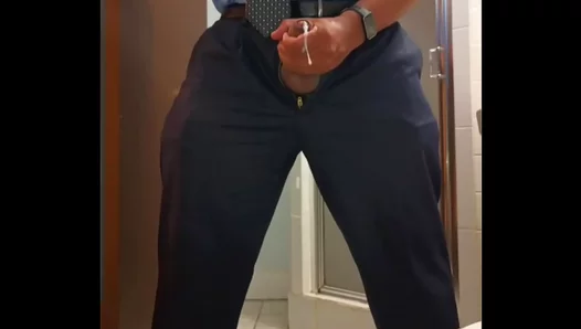 Professors Hot Solo Act in Suit Tie — Forbidden Lust Exposed – TinyGays 18+