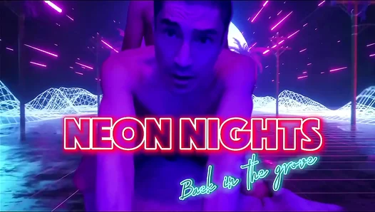 Neon Nights, No Condom: Hot Bareback Action Under Flashing Lights – Free Preview