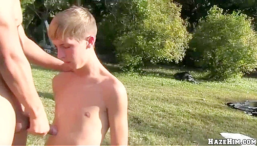 Blindfolded in Public: Humiliation Leads to Rough Outdoor Anal – GayPornXtreme 18+
