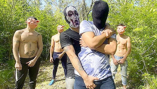 Latin Twinks Heat Up the Streets in Steamy Outdoor Orgy – Bold Gay Fun