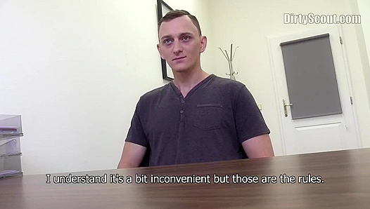 Exposed Desires: Closeted Cutie Embraces Pleasure in Hot Submission Session – DirtyScout