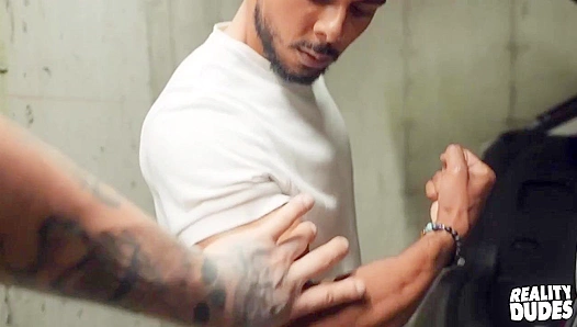 Ryan Bones Tempts Straight Hunk Milo – Tight Hole vs Massive Cock Action – 18+