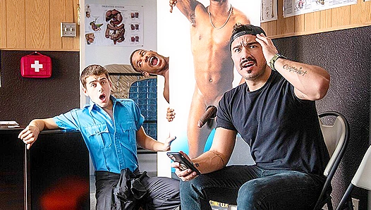 Adrian Hart Claims Joey Mills Tight Hole in Steamy interracial Ride – 18+