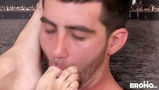 Brad Powers Steamy Foot Fixation – Wild Bromance Desires Unleashed – GayXXXtube 18+