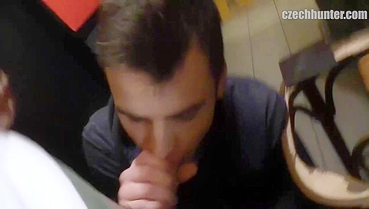 Holiday Blow Job Gets Wild with a Steamy Snow-Faced Finish – XXX Gay