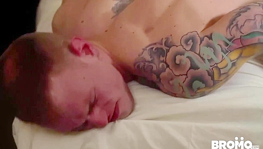 Trevor Rides Hard: Dominating Bretts Thick Rod in Steamy Gay Action – USA Bromance