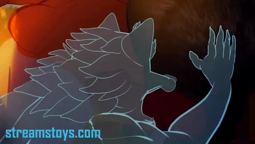 Beard-to-Beard Pleasure: Chubby Bears Swap Hot Oral Under Fiery Skies – 18+