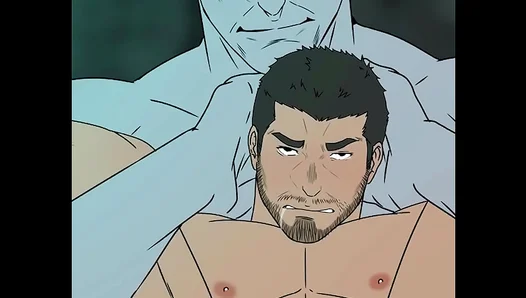 Chris vs Mr. X: Buff Muscle Twinks Go Head-to-Head in Animated Gay Rampage – 18+