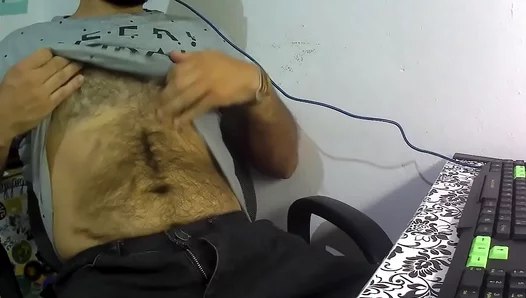 Hard at Work: Close Call Masturbating in the Office – Hot Latino Solo Action 18+