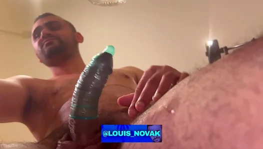Massive Load Explosion! Huge-Cock Stud Fuels Fleshlight Overflow – Steamy Gay Solo