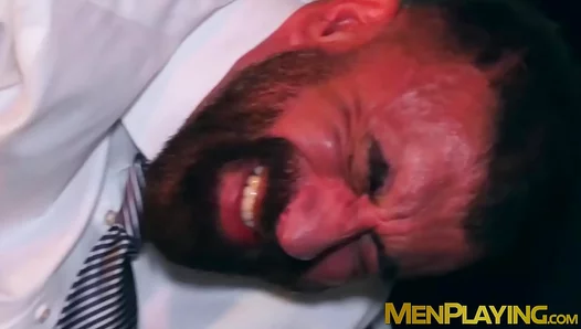 StepDaddy Joe Surrenders to Sir Peters Dominance – A Steamy Gay Power Play