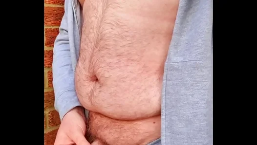 Chubby Cutie Soaks Up Morning Dew With Hot Public Piss Play – Caught Naked 18+