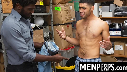 Framed for Shoplifting—This Submissive Twink Gets a Harder Sentence from Dirty Mall Cops