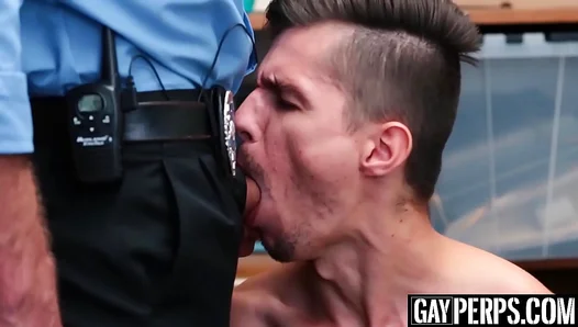 Cuffed Claimed: Officer Dominates Him Raw Until Finish – 18+