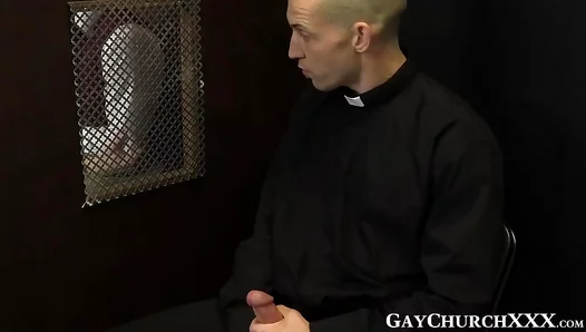 Blonde Priests Hot Confession Ignites Sinful Lust in Sacred Walls – 18+