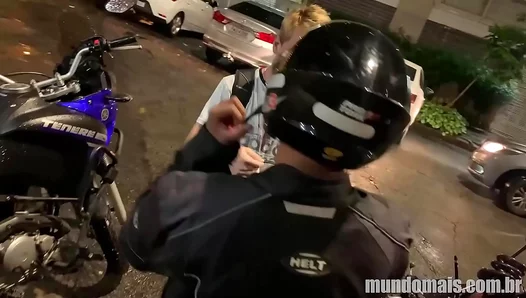 Craving More Than Speed—Biker Feasts On Young Muscle Studs Thick Dick – 18+ Blowbang