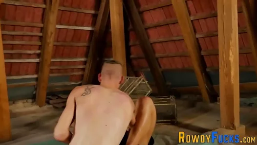 Massive Muscle Stud Dominates Jocks Tight Ass in Raw Steambath Fuck – 18+