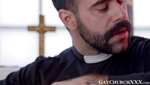 Young Altar Boy Yields to Lust: Steamy Encounter with Horny Priest – Taboo 18+