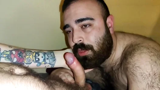 Bearded Bear Sucks Me Dry Til I Cum Hard – RawGayFun 18+