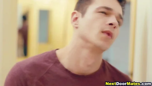 First-Time Threesome: Curious Straight Guy Dives into Wild Gay Action with Jocks – Hot